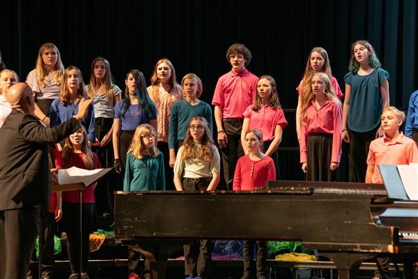 2023 All County Chorus Students Performing